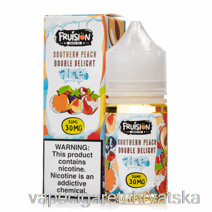 Vape Hrvatska Ledena Južna Breskva Dupli Užitak - Fruision Soli - 30ml 30mg